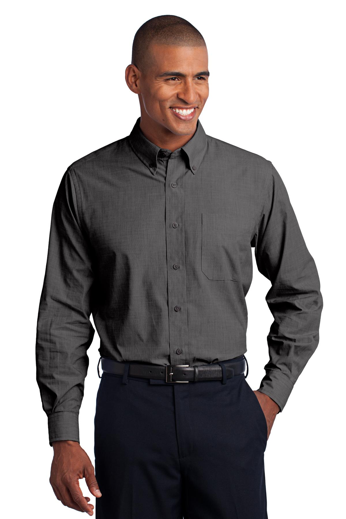 Port Authority® Crosshatch Easy Care Shirt.