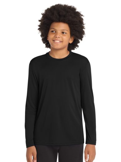 Sport-Tek® Youth Long Sleeve PosiCharge® Competitor™ Tee.