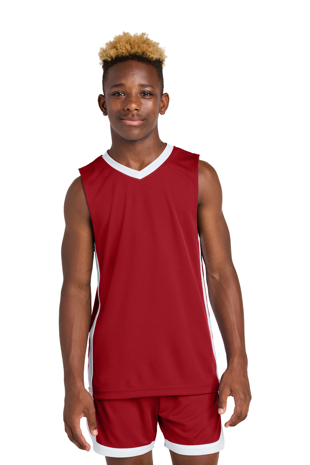 Sport-Tek® Youth Rival Basketball Rev Jersey - Image 4