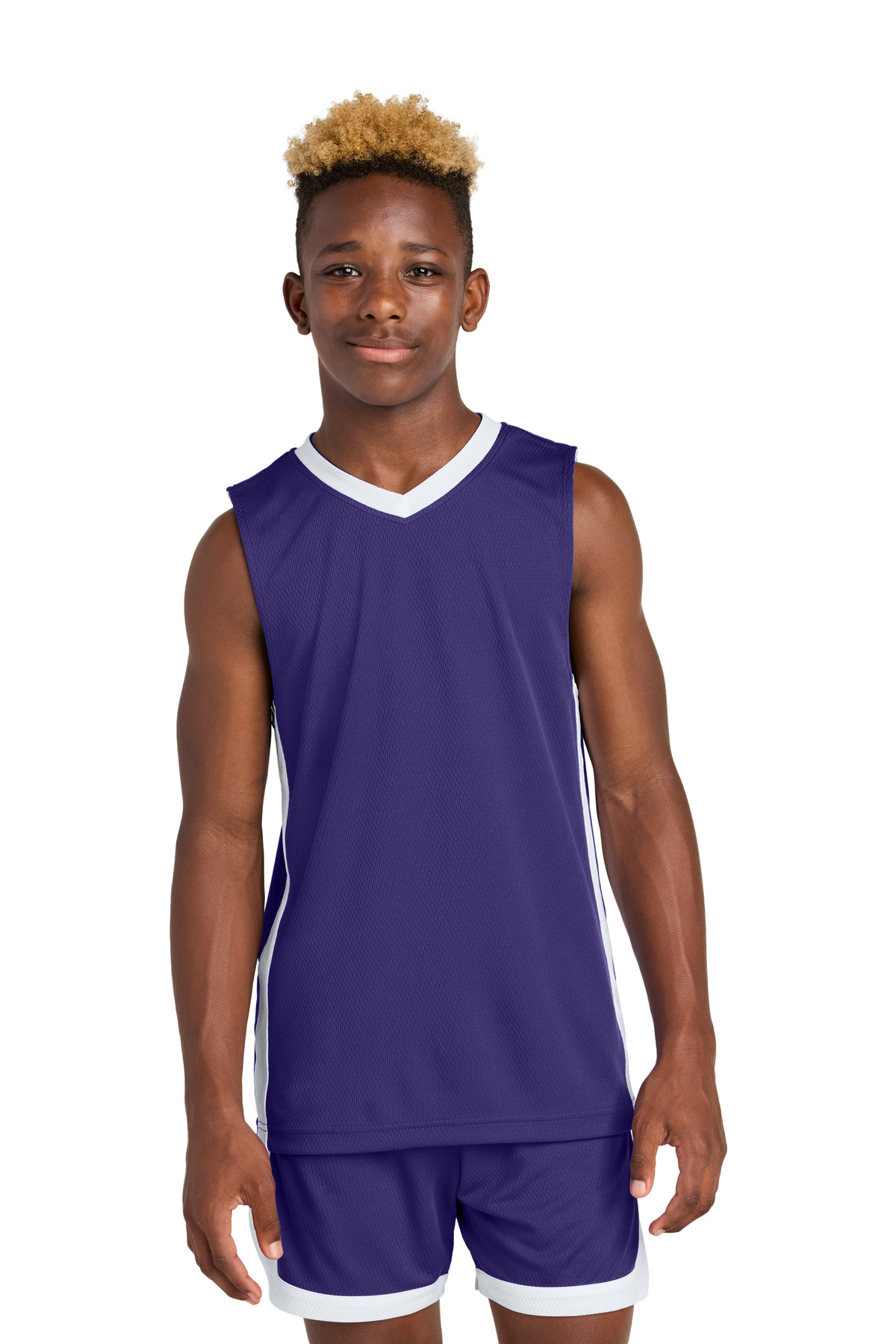 Sport-Tek® Youth Rival Basketball Rev Jersey - Image 8