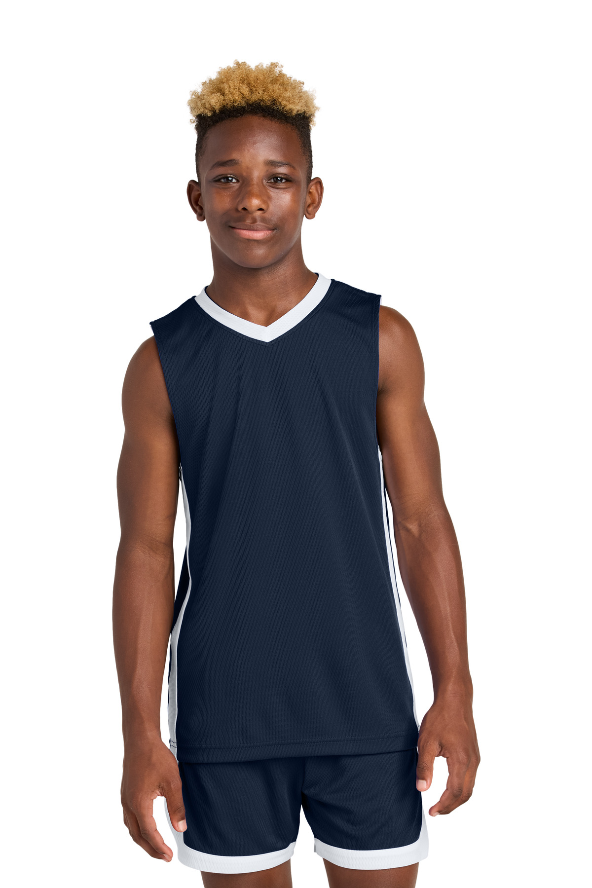 Sport-Tek® Youth Rival Basketball Rev Jersey - Image 3