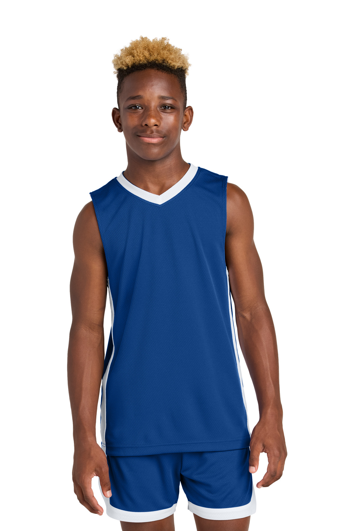 Sport-Tek® Youth Rival Basketball Rev Jersey - Image 5