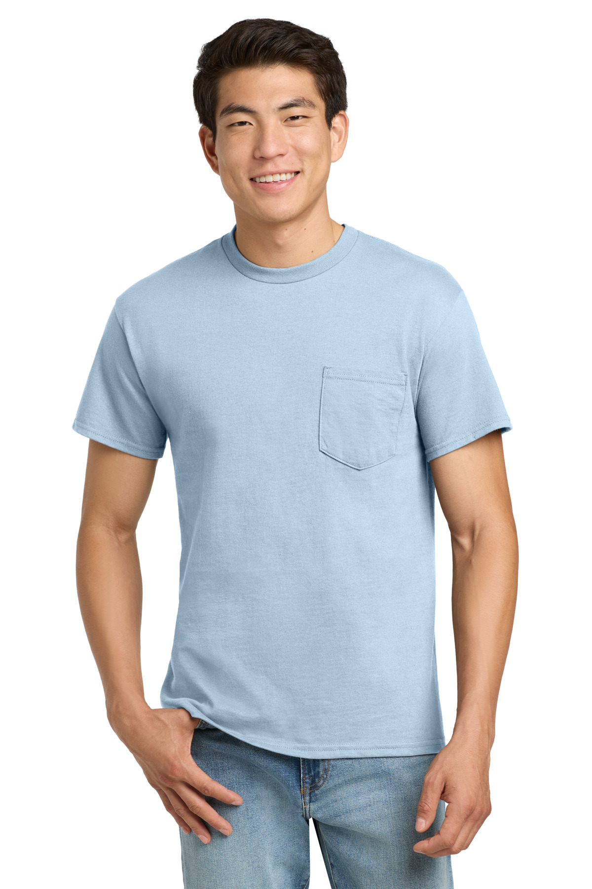 Gildan® - Ultra Cotton® 100% US Cotton T-Shirt with Pocket. - Image 8
