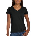 Gildan® Women's Heavy Cotton™ 100% Cotton V-Neck T-Shirt.