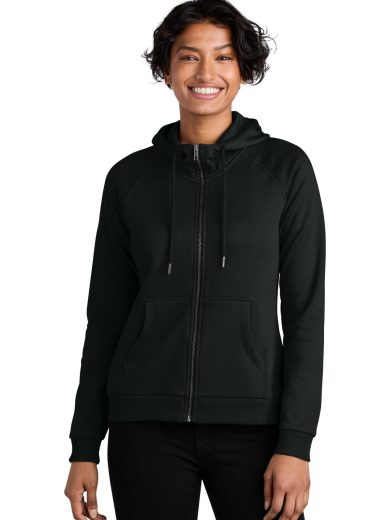 Allmade® Women's Organic CVC Fleece Full-Zip Hoodie