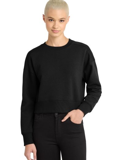 District ® Women's Perfect Weight ® Fleece Cropped Crew