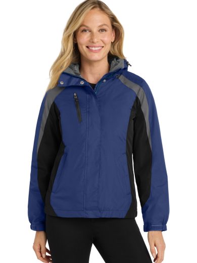 Port Authority® Women's Colorblock 3-in-1 Jacket.