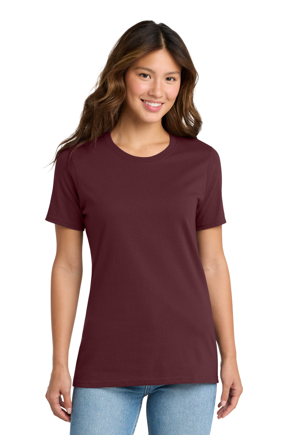 Port & Co™ Women's Core Cotton Tee. - Image 8