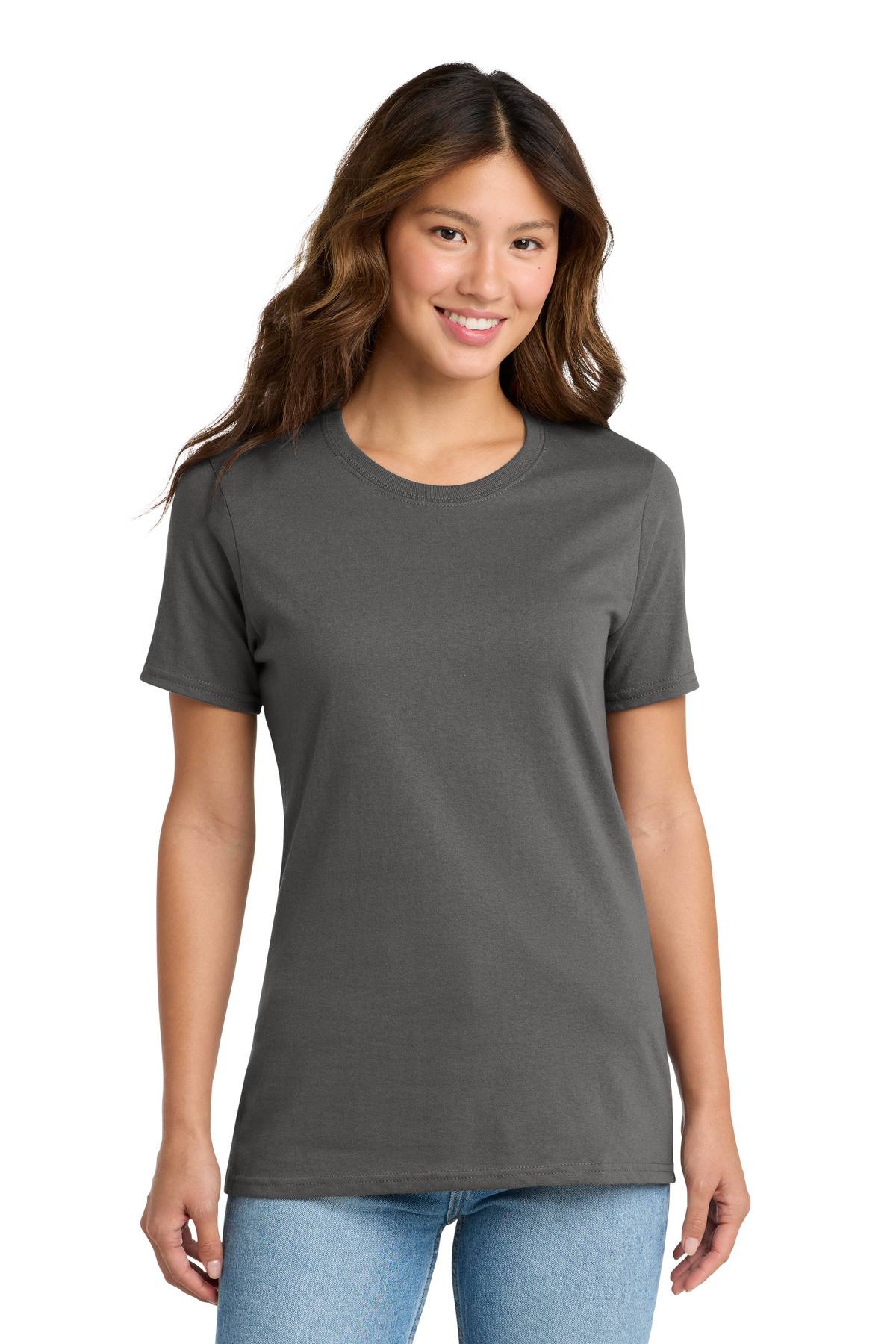Port & Co™ Women's Core Cotton Tee. - Image 6