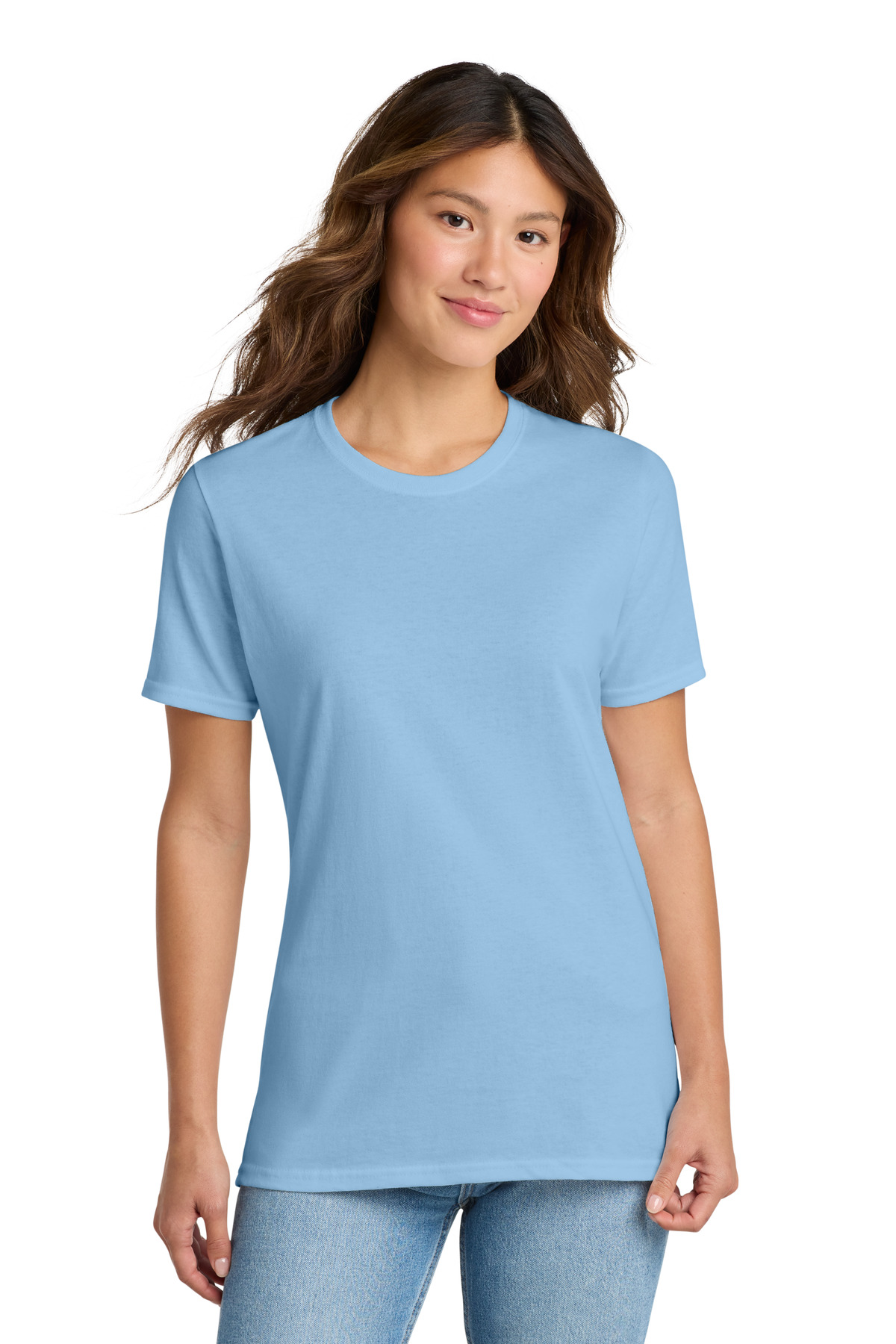 Port & Co™ Women's Core Cotton Tee. - Image 9