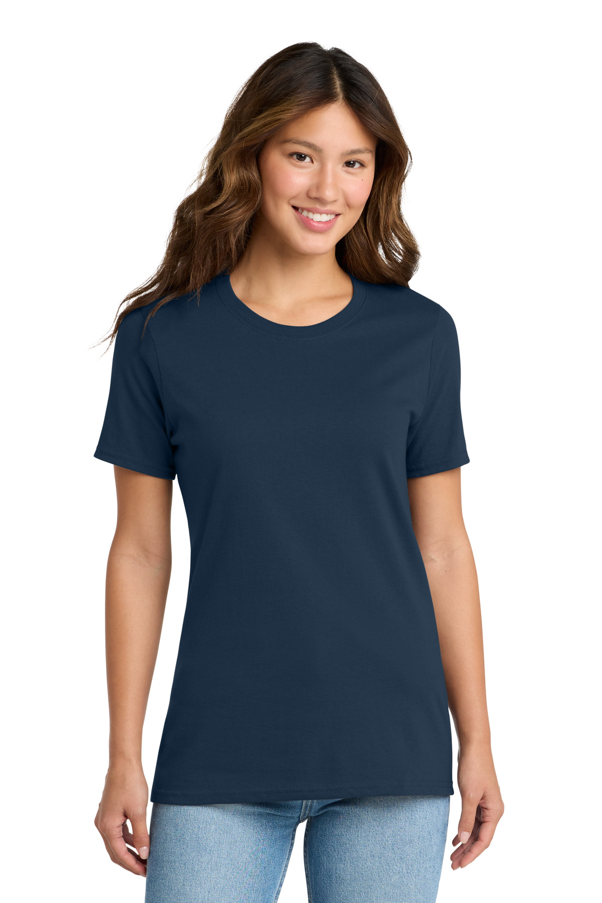 Port & Co™ Women's Core Cotton Tee. - Image 3