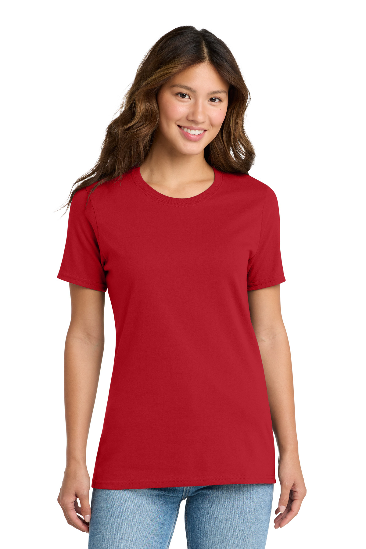 Port & Co™ Women's Core Cotton Tee. - Image 7