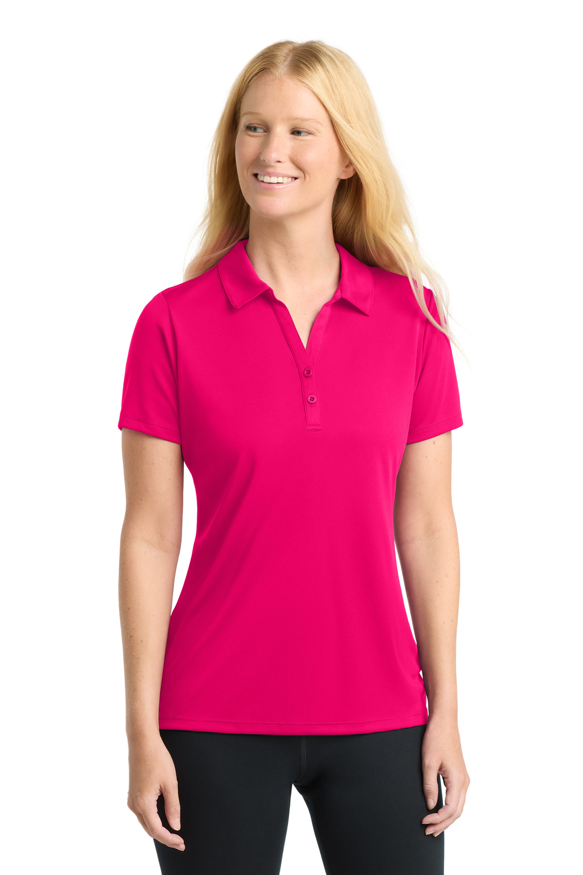 Sport-Tek ® Women's PosiCharge ® Competitor ™ Polo. - Image 9