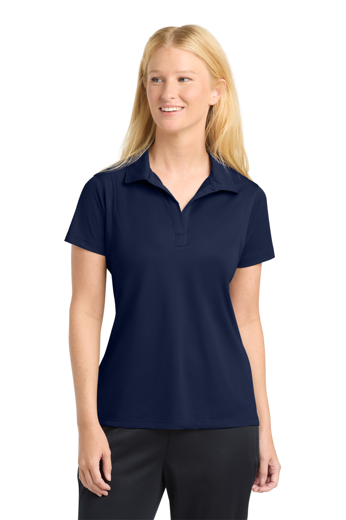 Sport-Tek® Women's Micropique Sport-Wick® Polo. - Image 3