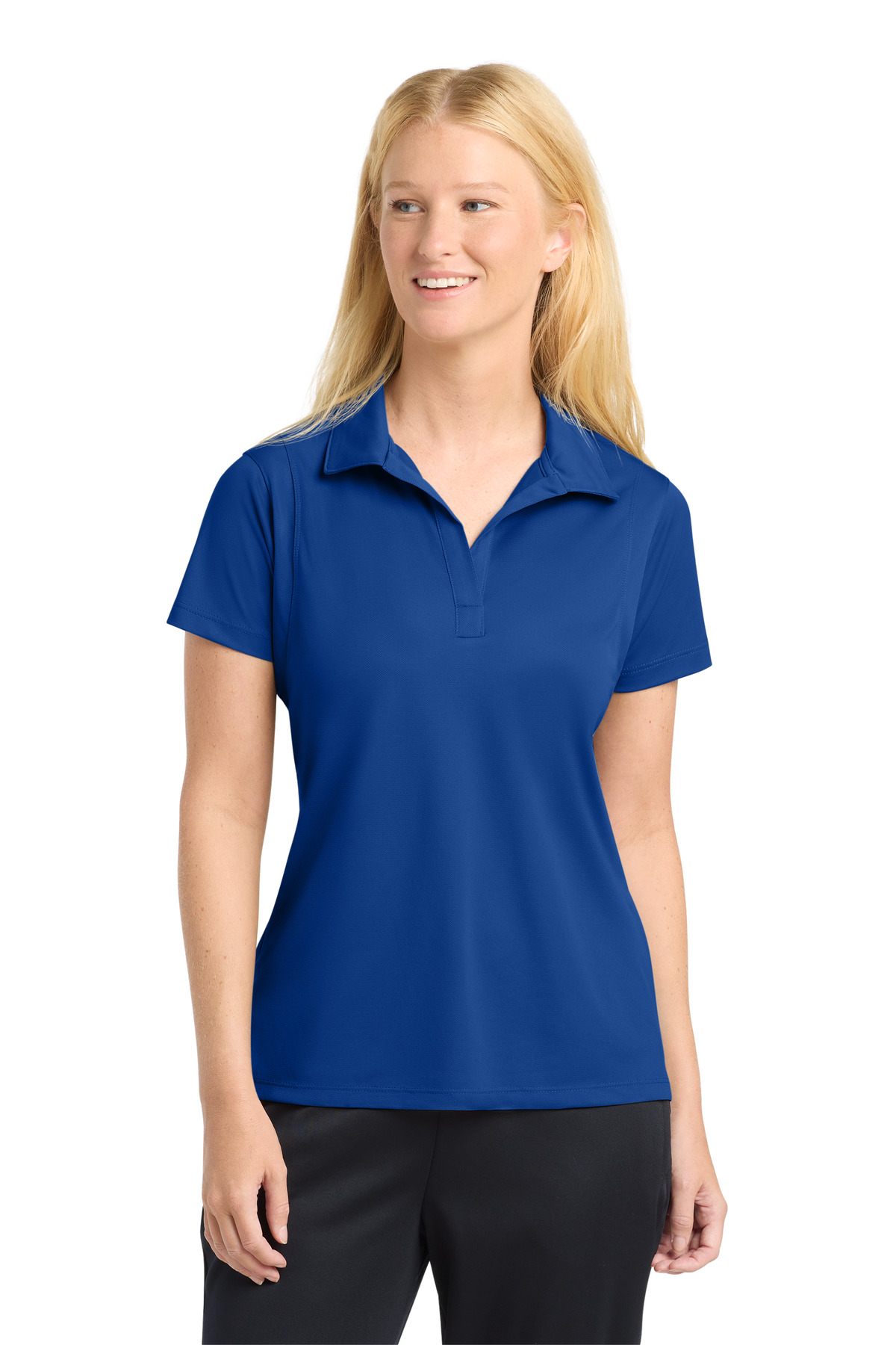 Sport-Tek® Women's Micropique Sport-Wick® Polo. - Image 6
