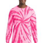 Port & Co™ Tie-Dye Long Sleeve Tee.