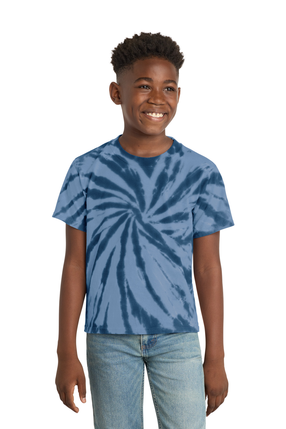 Port & Co™ Youth Tie-Dye Tee. - Image 2