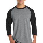 Port & Co™ Core Blend 3/4-Sleeve Raglan Tee.