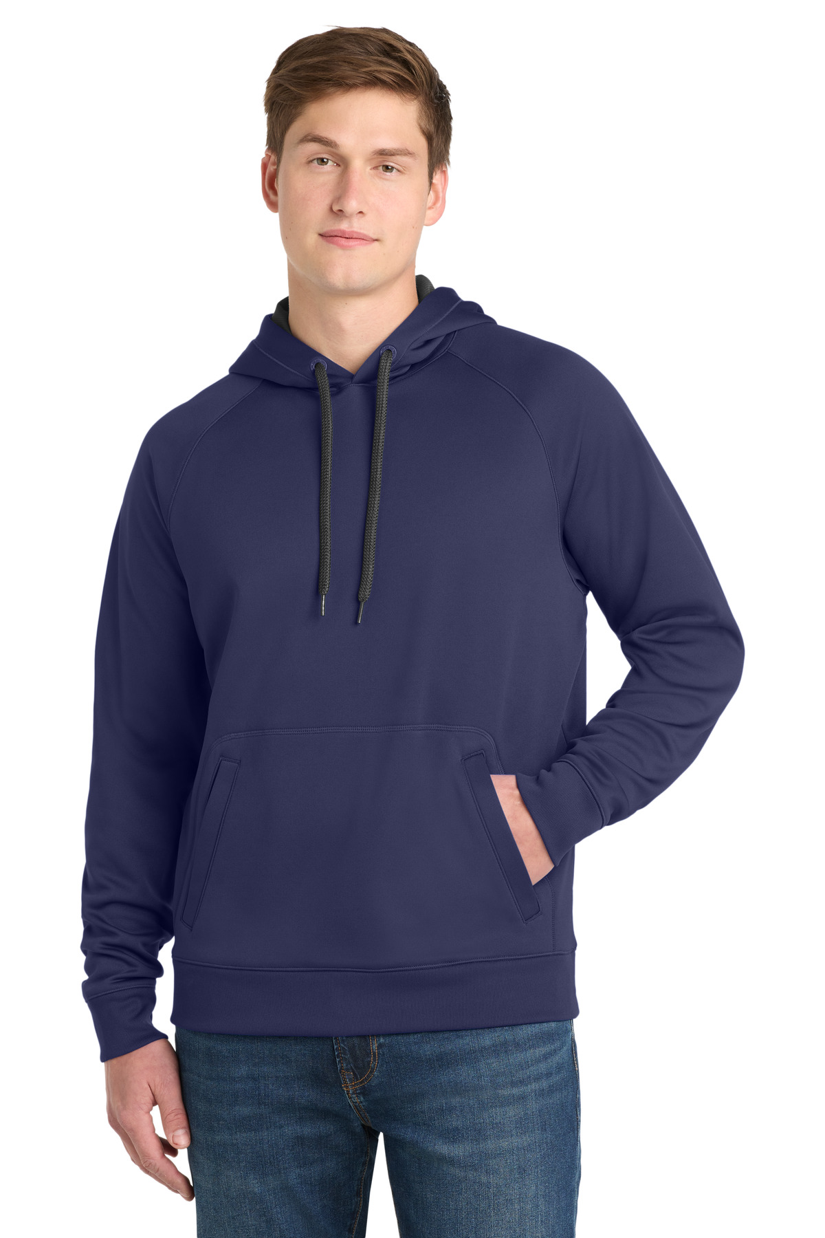 Sport-Tek® Tech Fleece Hooded Sweatshirt. - Image 2
