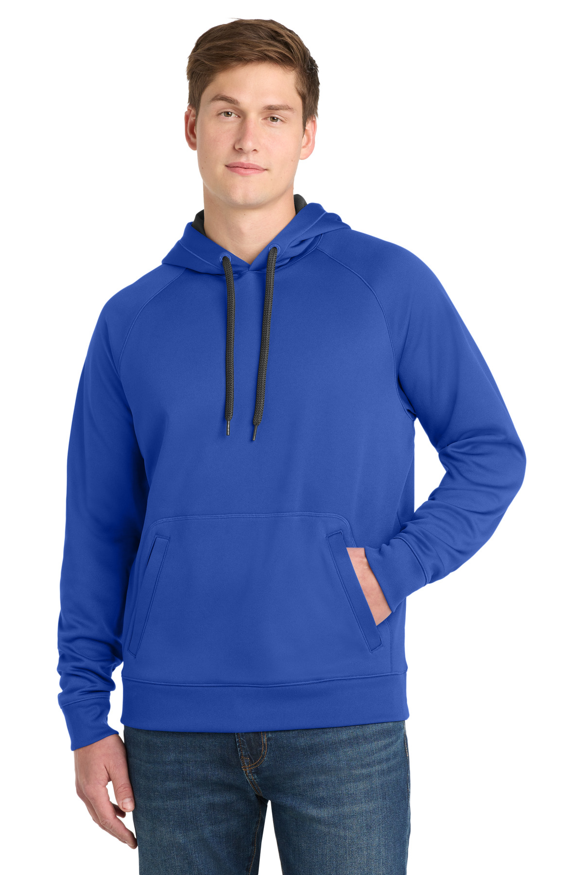 Sport-Tek® Tech Fleece Hooded Sweatshirt. - Image 4