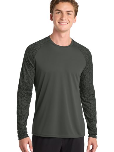 Sport-Tek ® Long Sleeve Digi Camo Tee.