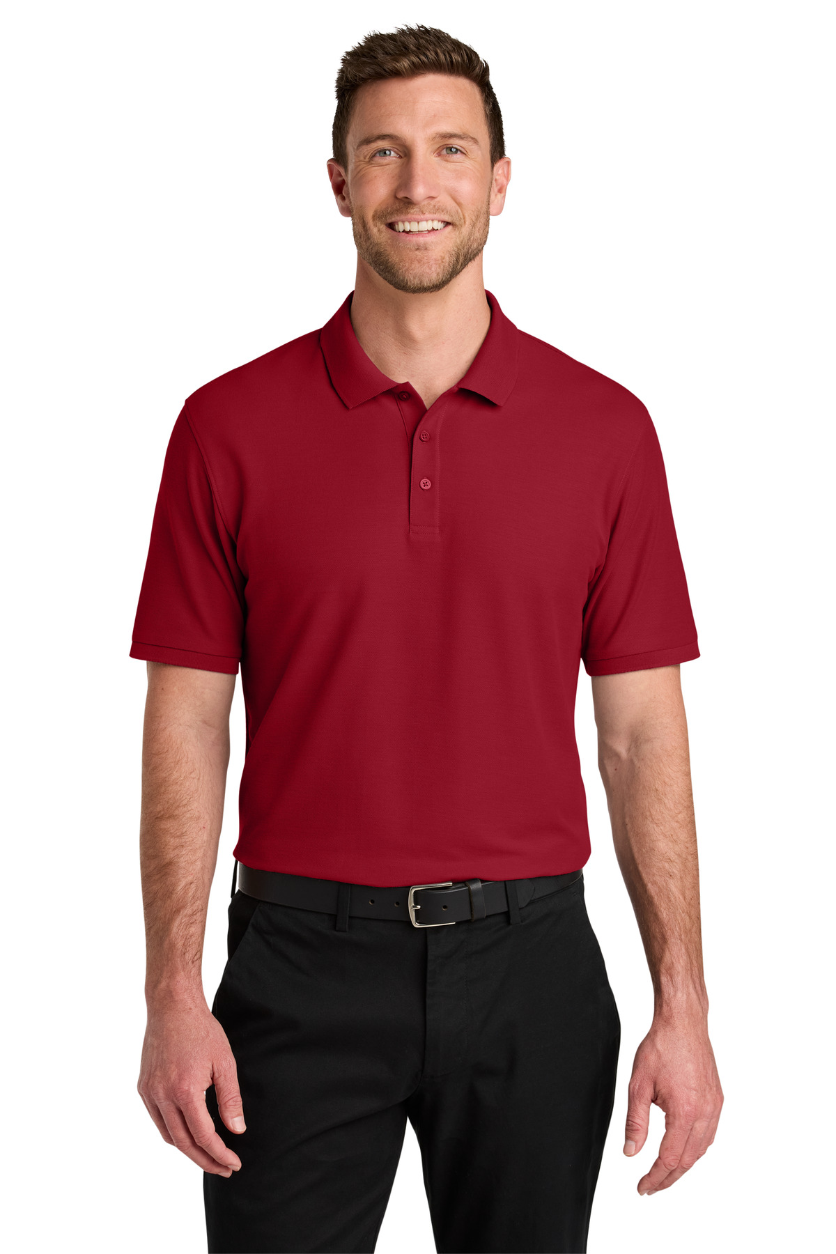 Port Authority® Tall Wearever Signature Pique Polo - Image 4