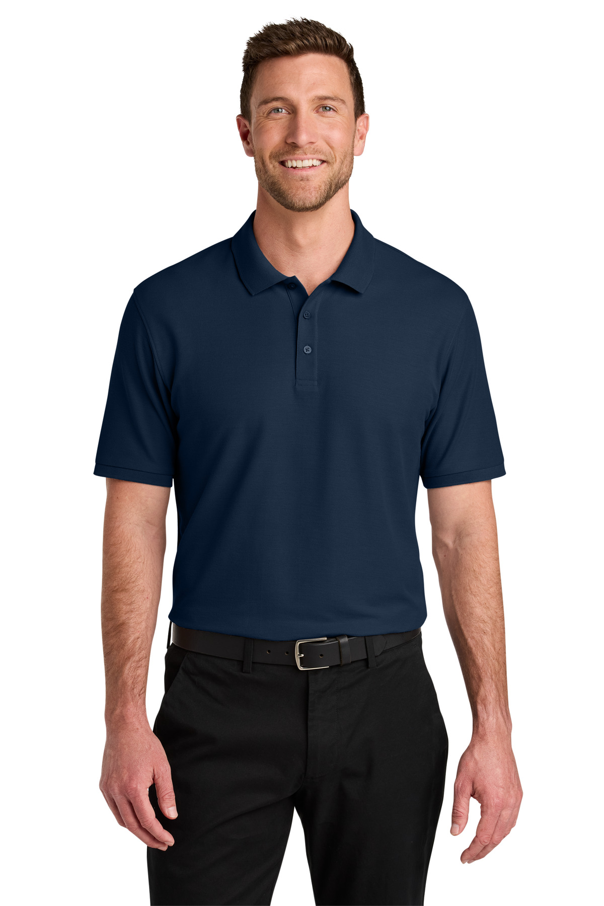 Port Authority® Tall Wearever Signature Pique Polo - Image 3